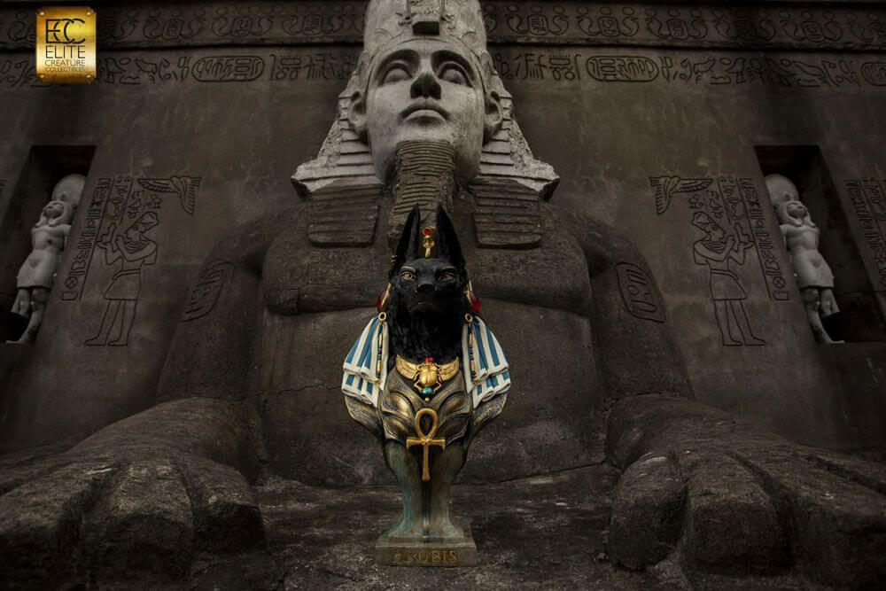 Anubis Life-Size Bust by Miyo Nakamura 72cm - Scale Statue - Elite Creature Collectibles - Hobby Figures UK
