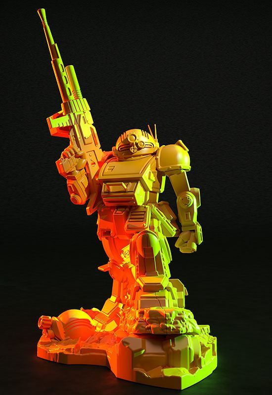 Armored Trooper Votoms Plastic Model Kits PLAMAX MF-60 minimum factory Scopedog: Honoo no Sadame/Itsumo Anata Ga 7cm - Model Kit - Max Factory - Hobby Figures UK
