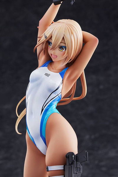 Arms Note PVC Statue 1/7 Kouhai-chan of the Swim Club Blue Line Swimsuit Ver. 29cm - Scale Statue - Amakuni - Hobby Figures UK