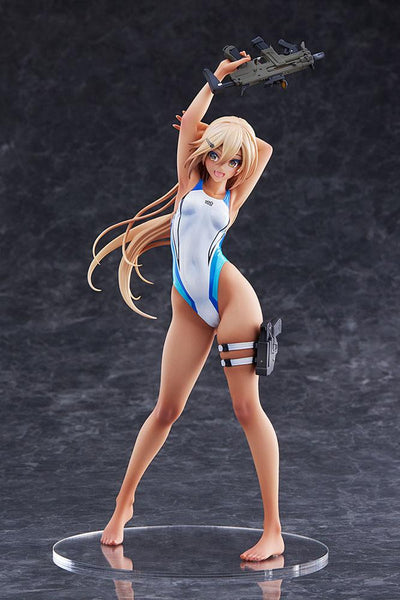 Arms Note PVC Statue 1/7 Kouhai-chan of the Swim Club Blue Line Swimsuit Ver. 29cm - Scale Statue - Amakuni - Hobby Figures UK