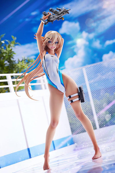 Arms Note PVC Statue 1/7 Kouhai-chan of the Swim Club Blue Line Swimsuit Ver. 29cm - Scale Statue - Amakuni - Hobby Figures UK