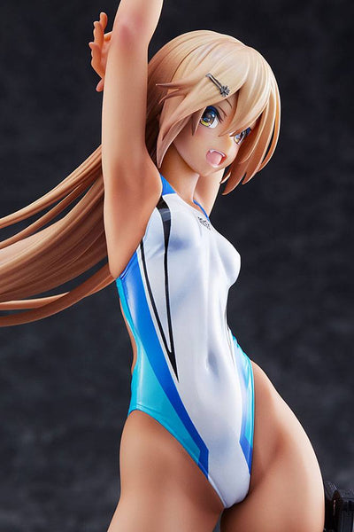 Arms Note PVC Statue 1/7 Kouhai-chan of the Swim Club Blue Line Swimsuit Ver. 29cm - Scale Statue - Amakuni - Hobby Figures UK
