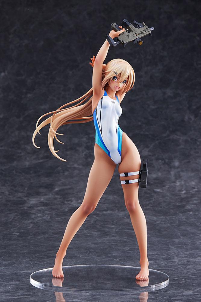 Arms Note PVC Statue 1/7 Kouhai-chan of the Swim Club Blue Line Swimsuit Ver. 29cm - Scale Statue - Amakuni - Hobby Figures UK