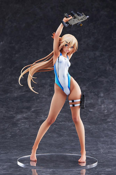 Arms Note PVC Statue 1/7 Kouhai-chan of the Swim Club Blue Line Swimsuit Ver. 29cm - Scale Statue - Amakuni - Hobby Figures UK