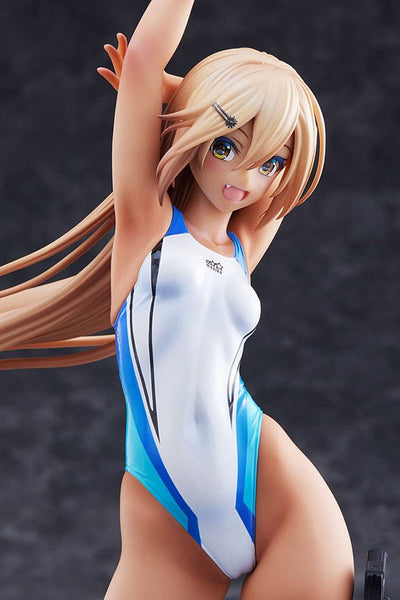 Arms Note PVC Statue 1/7 Kouhai-chan of the Swim Club Blue Line Swimsuit Ver. 29cm - Scale Statue - Amakuni - Hobby Figures UK