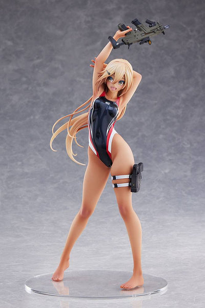 Arms Note PVC Statue 1/7 Kouhai-chan of the Swim Club Red Line Swimsuit Ver. 29cm - Scale Statue - Amakuni - Hobby Figures UK