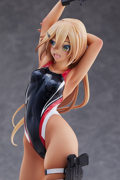 Arms Note PVC Statue 1/7 Kouhai-chan of the Swim Club Red Line Swimsuit Ver. 29cm - Scale Statue - Amakuni - Hobby Figures UK