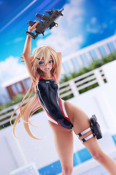 Arms Note PVC Statue 1/7 Kouhai-chan of the Swim Club Red Line Swimsuit Ver. 29cm - Scale Statue - Amakuni - Hobby Figures UK