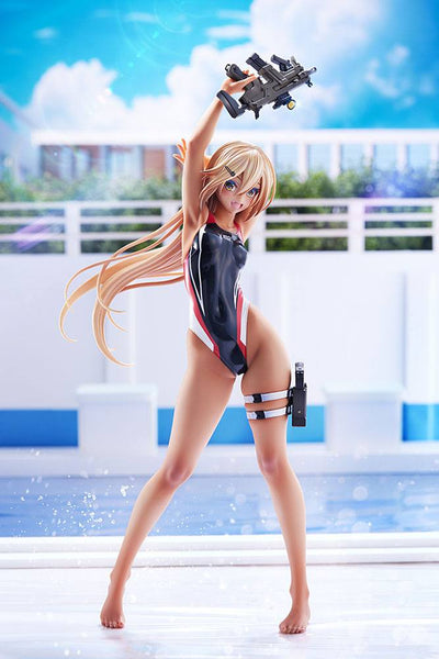 Arms Note PVC Statue 1/7 Kouhai-chan of the Swim Club Red Line Swimsuit Ver. 29cm - Scale Statue - Amakuni - Hobby Figures UK