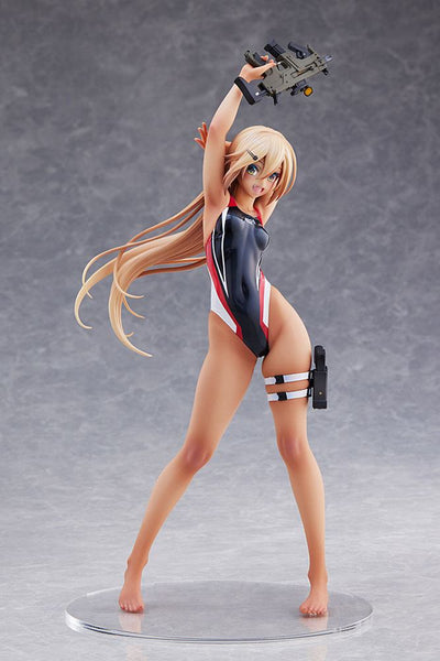 Arms Note PVC Statue 1/7 Kouhai-chan of the Swim Club Red Line Swimsuit Ver. 29cm - Scale Statue - Amakuni - Hobby Figures UK