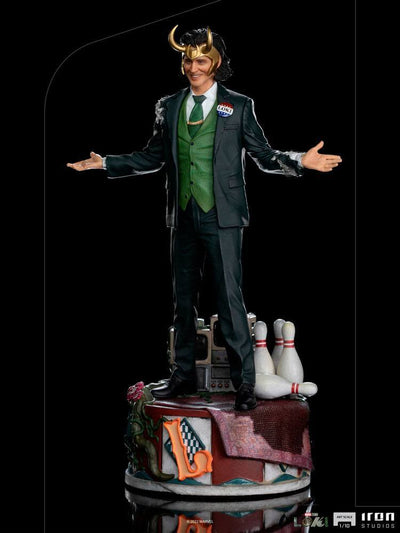 Loki Art Scale Statue 1/10 Loki President Variant 25cm - Scale Statue - Iron Studios - Hobby Figures UK