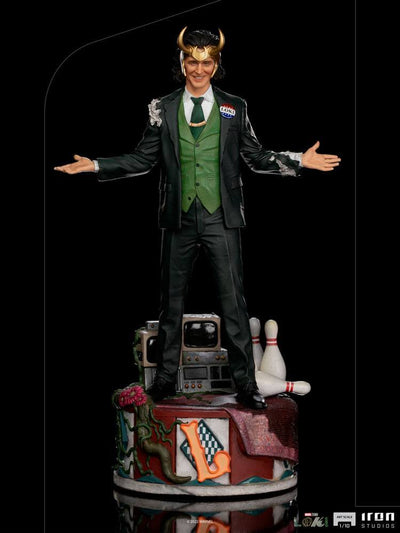 Loki Art Scale Statue 1/10 Loki President Variant 25cm - Scale Statue - Iron Studios - Hobby Figures UK