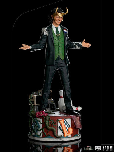 Loki Art Scale Statue 1/10 Loki President Variant 25cm - Scale Statue - Iron Studios - Hobby Figures UK