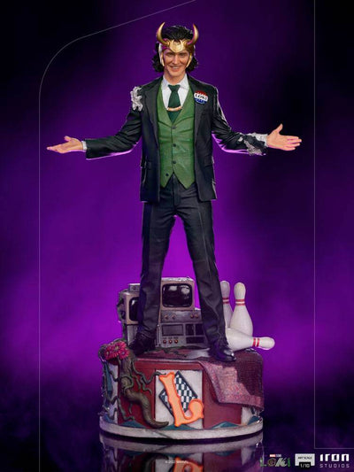 Loki Art Scale Statue 1/10 Loki President Variant 25cm - Scale Statue - Iron Studios - Hobby Figures UK