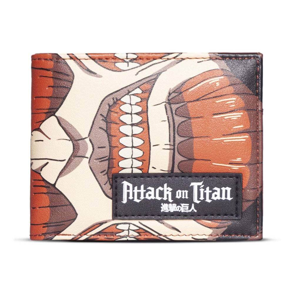 Attack on Titan Bifold Wallet Graphic Patch Colossus – Hobby Figures