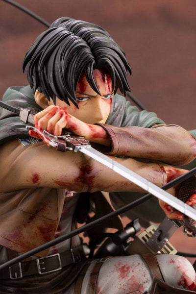 Attack on Titan ARTFXJ Statue 1/7 Levi Fortitude Ver. 17cm - Scale Statue - Kotobukiya - Hobby Figures UK