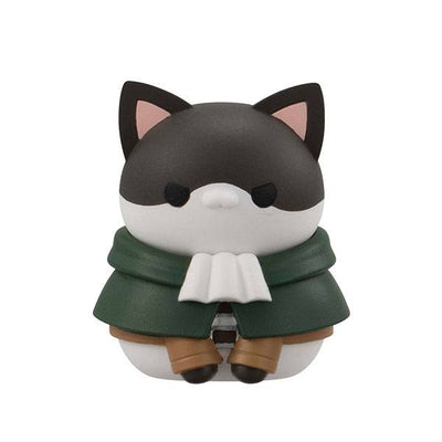 Attack on Titan Mega Cat Project Trading Figure 3cm Gathering Scout Regiment danyan! 8-Set Assortment - Mini Figures - Megahouse - Hobby Figures UK