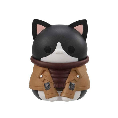 Attack on Titan Mega Cat Project Trading Figure 3cm Gathering Scout Regiment danyan! 8-Set Assortment - Mini Figures - Megahouse - Hobby Figures UK