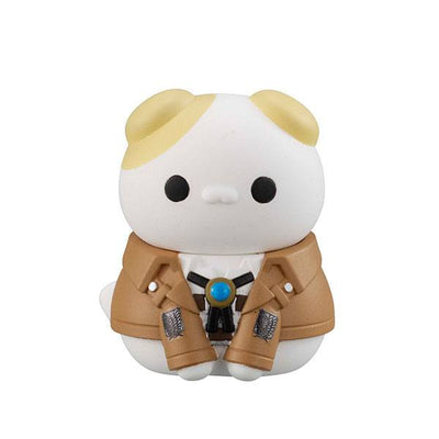 Attack on Titan Mega Cat Project Trading Figure 3cm Gathering Scout Regiment danyan! 8-Set Assortment - Mini Figures - Megahouse - Hobby Figures UK