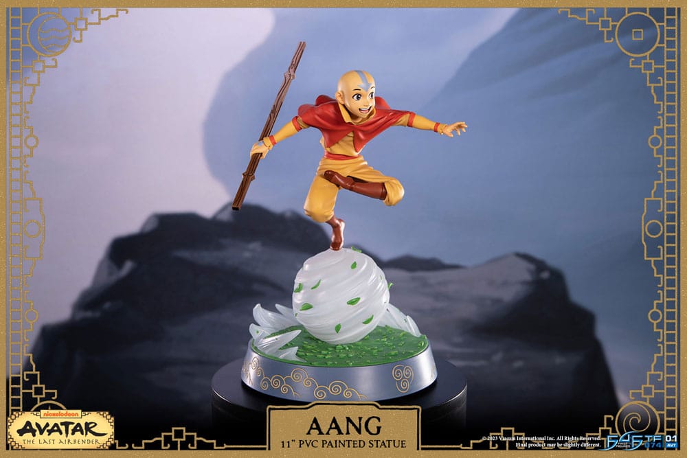 Avatar: The Last Airbender PVC Statue Aang Standard Edition 27cm - Scale Statue - First 4 Figures - Hobby Figures UK