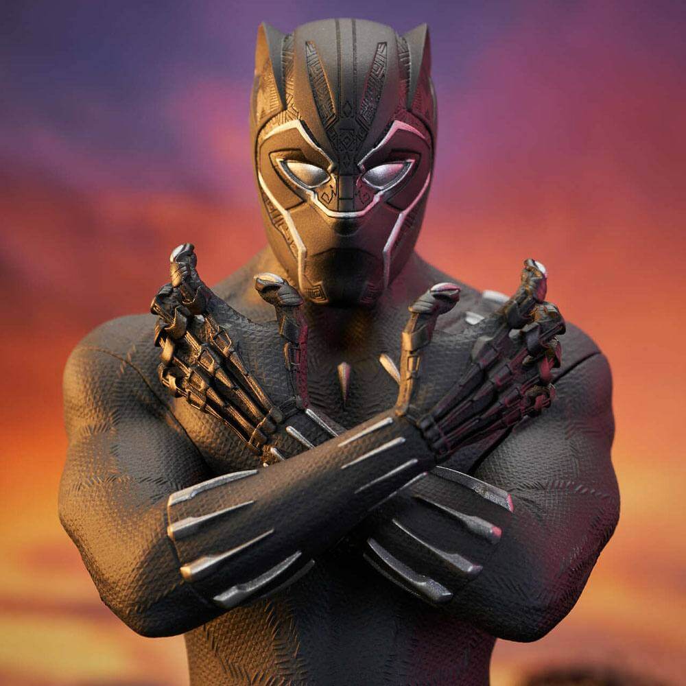 Avengers: Endgame Bust 1/6 Black Panther 15cm - Scale Statue - Gentle Giant - Hobby Figures UK
