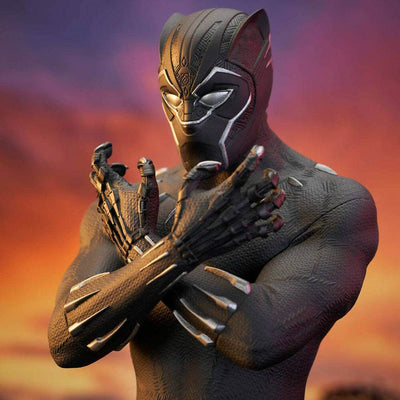 Avengers: Endgame Bust 1/6 Black Panther 15cm - Scale Statue - Gentle Giant - Hobby Figures UK