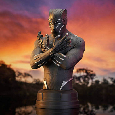 Avengers: Endgame Bust 1/6 Black Panther 15cm - Scale Statue - Gentle Giant - Hobby Figures UK