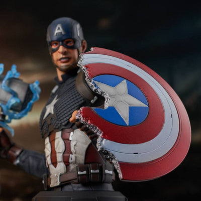 Avengers: Endgame Bust 1/6 Captain America 15cm - Scale Statue - Gentle Giant - Hobby Figures UK