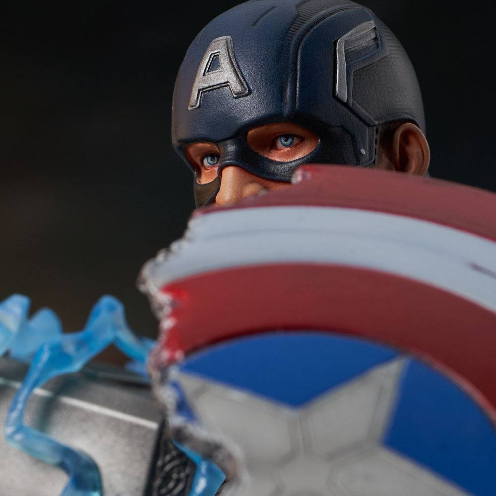 Avengers: Endgame Bust 1/6 Captain America 15cm - Scale Statue - Gentle Giant - Hobby Figures UK