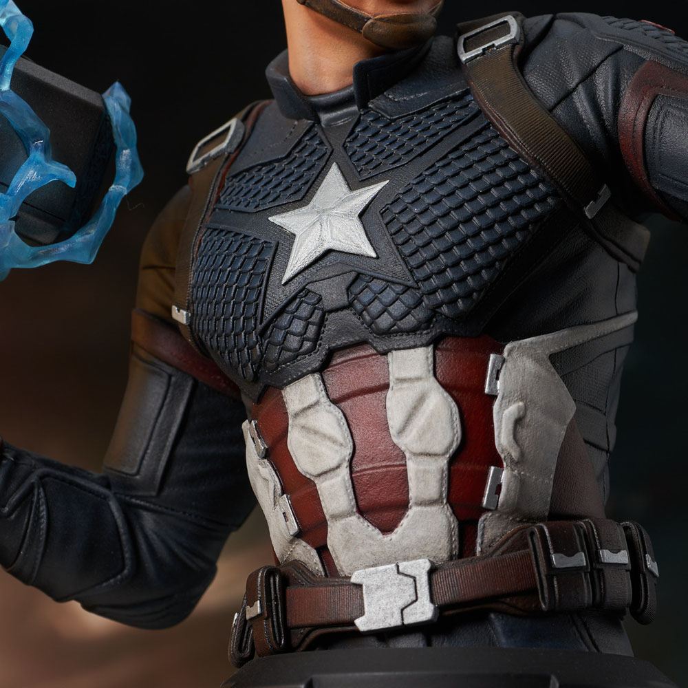 Avengers: Endgame Bust 1/6 Captain America 15cm - Scale Statue - Gentle Giant - Hobby Figures UK