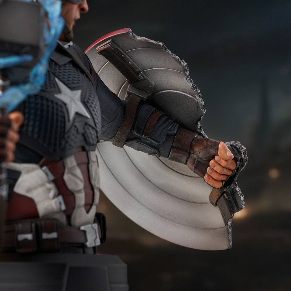Avengers: Endgame Bust 1/6 Captain America 15cm - Scale Statue - Gentle Giant - Hobby Figures UK