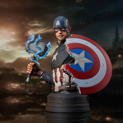 Avengers: Endgame Bust 1/6 Captain America 15cm - Scale Statue - Gentle Giant - Hobby Figures UK