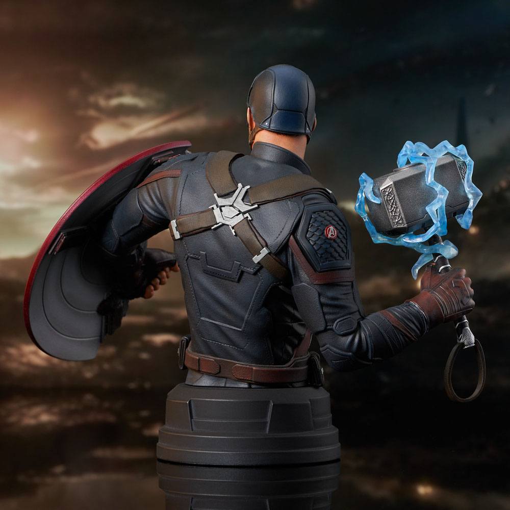 Avengers: Endgame Bust 1/6 Captain America 15cm - Scale Statue - Gentle Giant - Hobby Figures UK