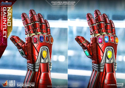 Avengers: Endgame Life-Size Masterpiece Replica 1/1 Nano Gauntlet 52cm - Scale Statue - Hot Toys - Hobby Figures UK