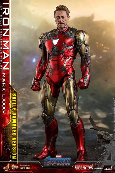 Avengers: Endgame MMS Diecast Action Figure 1/6 Iron Man Mark LXXXV Battle Damaged Ver. 32cm - Action Figures - Hot Toys - Hobby Figures UK