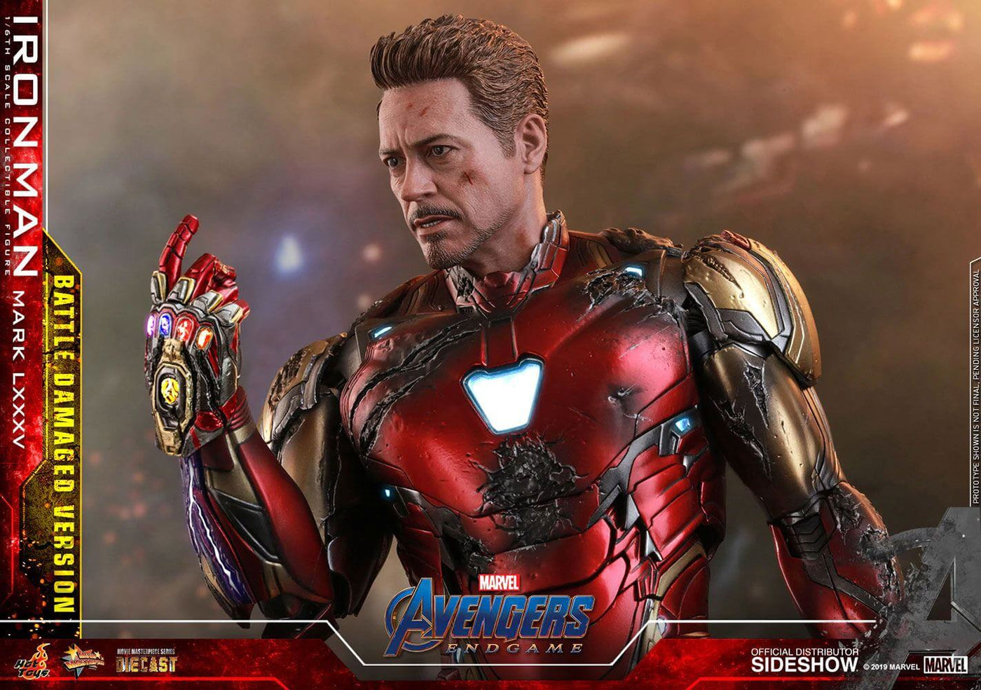 Avengers: Endgame MMS Diecast Action Figure 1/6 Iron Man Mark LXXXV Battle Damaged Ver. 32cm - Action Figures - Hot Toys - Hobby Figures UK