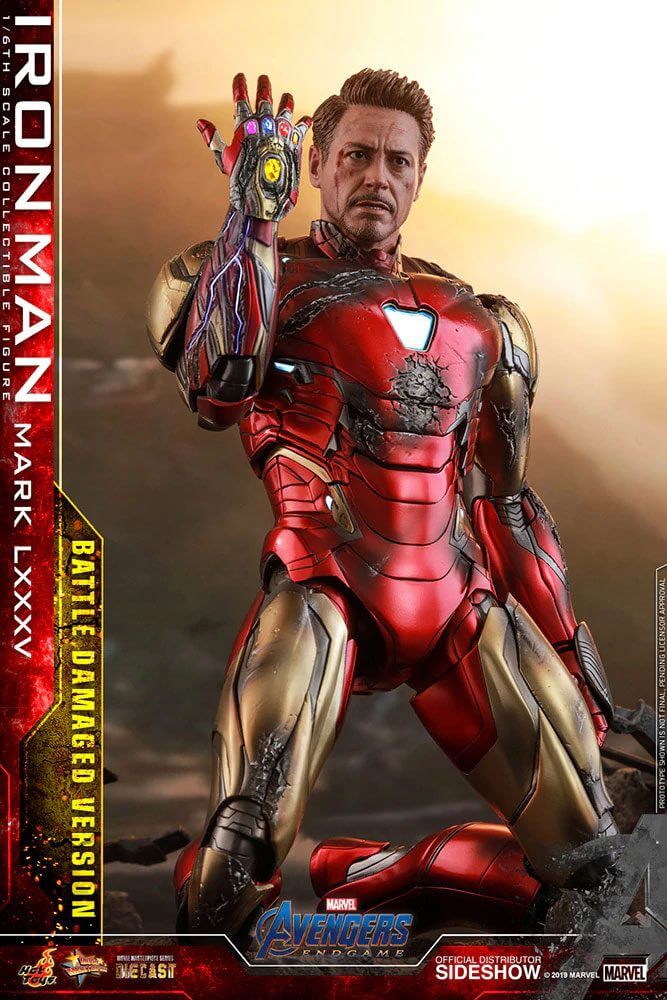 Avengers: Endgame MMS Diecast Action Figure 1/6 Iron Man Mark LXXXV Battle Damaged Ver. 32cm - Action Figures - Hot Toys - Hobby Figures UK
