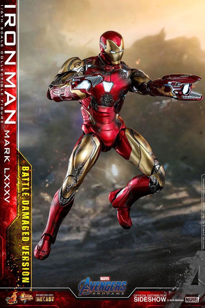 Avengers: Endgame MMS Diecast Action Figure 1/6 Iron Man Mark LXXXV Battle Damaged Ver. 32cm - Action Figures - Hot Toys - Hobby Figures UK