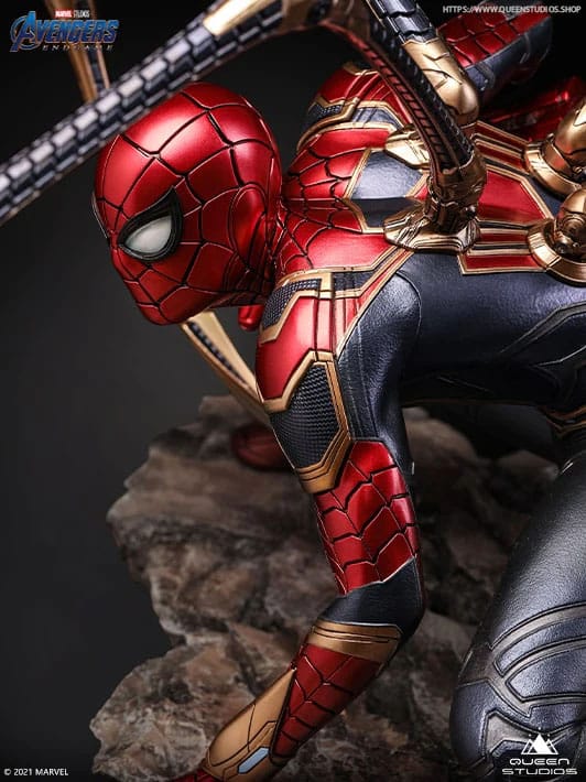 Avengers Endgame Statue 1/4 Iron Spider-Man Premium Version 51cm - Scale Statue - Queen Studios - Hobby Figures UK