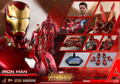 Avengers Infinity War Diecast Movie Masterpiece Action Figure 1/6 Iron Man 32cm - Action Figures - Hot Toys - Hobby Figures UK