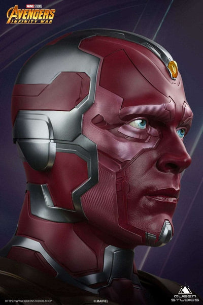 Avengers Infinity War Life-Size Bust Vision 66cm - Scale Statue - Queen Studios - Hobby Figures UK