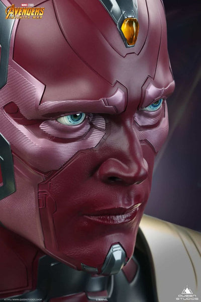 Avengers Infinity War Life-Size Bust Vision 66cm - Scale Statue - Queen Studios - Hobby Figures UK