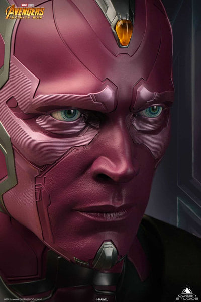 Avengers Infinity War Life-Size Bust Vision 66cm - Scale Statue - Queen Studios - Hobby Figures UK