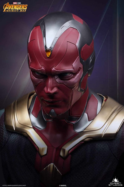 Avengers Infinity War Life-Size Bust Vision 66cm - Scale Statue - Queen Studios - Hobby Figures UK