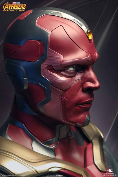 Avengers Infinity War Life-Size Bust Vision 66cm - Scale Statue - Queen Studios - Hobby Figures UK