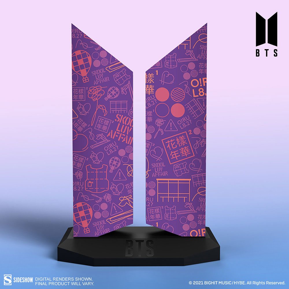 BTS Statue 7 With You Logo 18cm - Scale Statue - Sideshow Collectibles - Hobby Figures UK