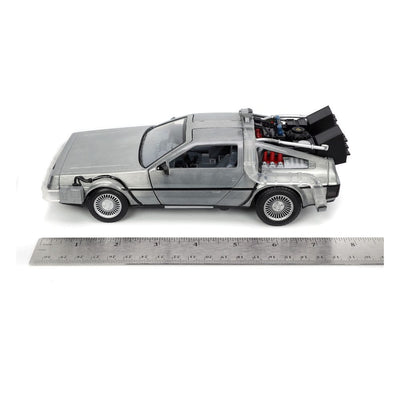 Back to the Future Hollywood Rides Diecast Model 1/24 Back to the Future 1 Time Machine - Action Figures - Jada Toys - Hobby Figures UK