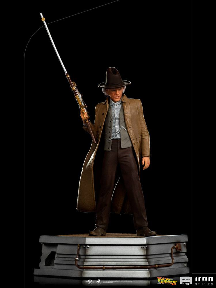 Back to the Future III Art Scale Statue 1/10 Doc Brown 32cm - Scale Statue - Iron Studios - Hobby Figures UK