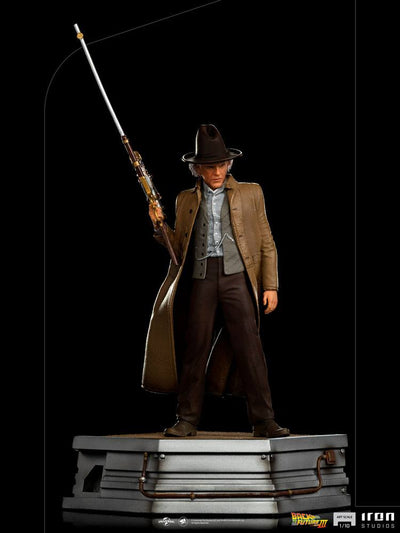 Back to the Future III Art Scale Statue 1/10 Doc Brown 32cm - Scale Statue - Iron Studios - Hobby Figures UK