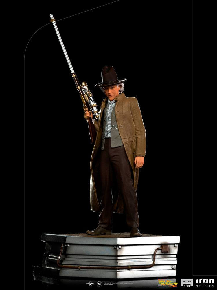 Back to the Future III Art Scale Statue 1/10 Doc Brown 32cm - Scale Statue - Iron Studios - Hobby Figures UK